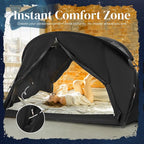 Bed Tent Canopy Full, Blackout Portable Sleep Tent Easy Setup, Breathable Mesh, Privacy Curtains for Adults, Ideal for Indoor