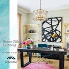 Modern Gold Round Chandelier 6 Light Drum Glass Chandelier Light Fixture18in Hammered Glass Chandelier for Dining Room Kitchen Entryway Bedroom Breakfast Nook