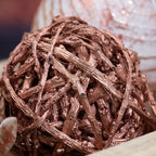 ANDALUCA Decorative Vase Filler Bag with Orbs, Balls (Rustic Copper)