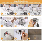 Brass Hammered Hand-Blown Glass Pendant Light, Pendant Lights Kitchen Island Lighting Gold Pendant Light Adjustable Brass Pendant Light Fixtures Dining Room Farmhouse Chandelier 2 Pack