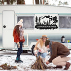 Custom Deer Metal Cabin Sign, Rustic Deer Wall Decor, Last Name Signs for Home, Custom Signs Outdoor Metal, Metal Wall Art, Hunting Decor, Hunter Gifts, Mountain Cabin Decor, Porch Sign