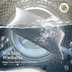 Basic Beyond Standard Size Pillows - Down Alternative Pillows for Sleeping, Soft Pillows Standard Size Set of 2 for Back, Stomach or Side Sleepers, Silver, 20x26 Inches