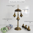 Mozaist Turkish Mosaic Lamp with Bulb – Anatolian Star 3 Globe Table Light