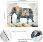 Elephant Tapestry, Forest Moon Tapestries, Bohemian Hippie Boho Trippy Indie Aesthetic Wall Tapestry, Watercolor Yoga Mystic Vintage Wall Hanging, Home Decor for Bedrooms Living Rooms Dorm Studios