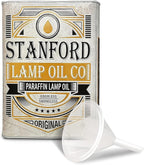 Stanford - Premium Lamp Oil - 4 Liters - Clear Paraffin, Smokeless & Odorless, Ideal for Indoor and Outdoor Use