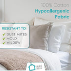 Digital Decor Premium Throw Pillow Inserts Sham - Decorative White Square Form Pillow Inserts - Perfect for Bedroom, Sofa & Couch (1 Pack)