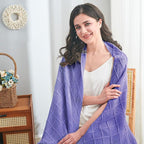 inhand Knitted Throw Blanket for Couch and Bed, Soft Living Room Home Decor Knitted Blanket with Tassel, Outdoor Lightweight Breathable Summer Blanket, Farmhouse Warm Woven Decorative, 50"x60"