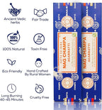 Satya Nagchampa Incense Sticks 250 gmx 2 Pack (500 GMS), Satya BNG (Bangalore) Insenses with Raajsee Incense Holder Bundle, Satya Nagchampa Natural Incense