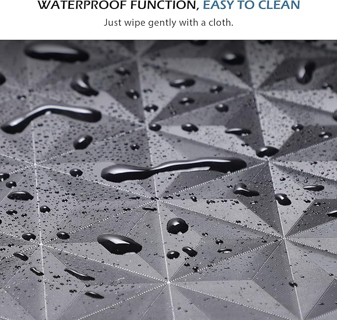 SALLOUS Chair Mat for Hard Floor, 60" x 36" Gaming Chair Mat for Hard Surface, Rolling Chair Floor Mat for Home Office - Not for Carpet (Black)