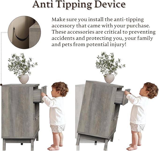 57" Long Dresser for Bedroom, 7-Drawer Fluted Chest, Wide Wood Storage Dresser with Metal Slides and Handles, Stable Base, Modern Clothes Organizer for Primary Suite, Guest Room, Nursery