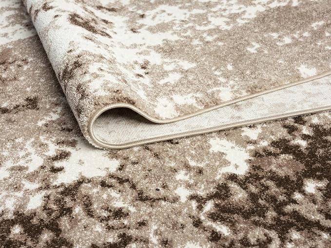 Keen Home Design Area Rugs - 9x12 Non-Shedding, Abstract Rugs for Kitchen, Living Room, Bedroom, Dining Room, Entryway - Size: 9'2" x 11'11", Multi