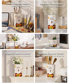 Bible Blessings Fall Flower Vase - Modern Ceramic Book-Shaped Vase for Flowers - Christian Desk Decor for Prayer Room, Dining Table, Coffee Tables, Entryway Console, Religious Gifts (Orange Fall, XL)