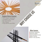 Raajsee Natural Incense Sticks,6 Pack Mixed Scents Gift Pack 15 gm Each (90 gm Total), Insense Sticks Variety Pack, 100% Organic Non Toxic Natural - Hand Rolled Free from Chemicals