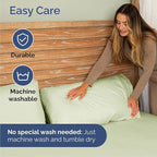 Queen Size 4 Piece Sheet Set - Comfy Breathable & Cooling Bed Sheets Set - Hotel Luxury Bedding for Women, Men, Kids, Teens, Boys & Girls - Deep Pockets and Wrinkle Free - Oeko-Tex - Light Sage Green