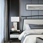 24" White Table Lamp Set of 2 Touch Control, Lamps for Living Room with USB, 3-Way Dimmable Bedside Nightstand Lamps, Gold Lamp Set for Bedroom, Marble Base Side Lamp for End Tables, Bulbs Included