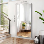 36x72inch Bathroom Mirror, Silver Rectangle Mirror with Thin Metal Frame, Large Rectangular Wall Mirrors for Bathroom, Living Roomm, Hair Salon, Big Farmehouse Mirror Hang Horizontal/Vertical