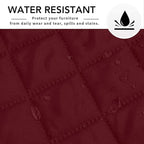 Easy-Going Sectional Couch Covers for Dogs L Shape Sofa Cover Reversible Sofa Slipcover Chaise Lounge Cover Furniture Protector Cover for Pets Dog Cat (42 x 52 inches, Christmas Red/Christmas Red)