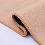 Runner Rug with Non Slip Rubber Backing, Washable Soft Floor Carpet for Kitchen, Hallway, Entryway Indoor, Bedroom, Laundry, Low Pile Area Rugs, Solid Color with Pointillism Style (Camel, 2' * 10')