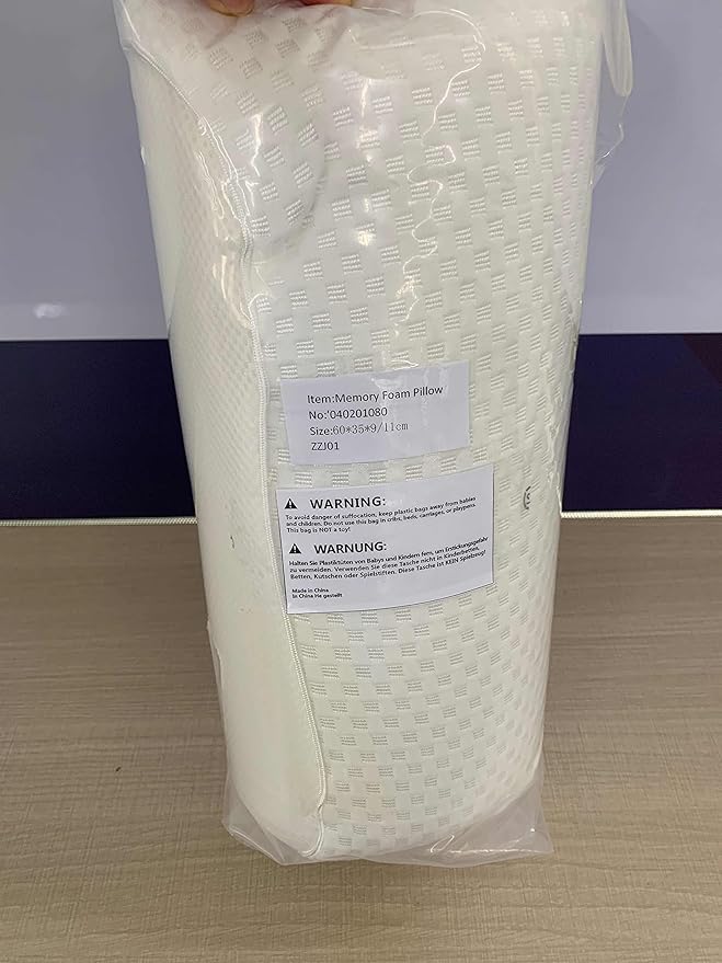 Fityou Cervical Pillow for Neck Pain Relief, Neck Pillow for Sleeping Neck and Shoulder Pain, Orthopedic Sleeping Pillow for Adults Kids, Ergonomic Contour Memory Foam Pillow for Side Back Sleeper