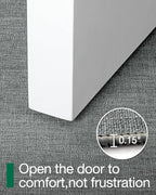 LUMI Ultra Thin Door Mat for Entryway, Low Profile Non Slip Rubber Backing Indoor Doormat, Easy Clean Welcome Entrance Mat for Inside House, Patio, Greenish Grey 17"x30"