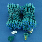 200 Count Blue Wide Angle LED Christmas Lights, 66 ft Green Wire UL Certified Commercial Grade 5mm Holiday String Light Set (Blue)