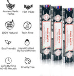 Satya Nagchampa Palo Santo Incense Sticks, Satya Bng (Bangalore) Insenses 15gmx3 Pack (45 GMS) with Raajsee Incense Holder Bundle, Satya Nagchampa Natural Incense