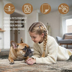 Area Rugs 8x10 for Living Room Bedroom, Modern Abstract Machine Washable Rug, Large Soft Low Pile Floor Carpet with Non Slip Backing for Dining Room, Brown