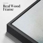 Large Framed Abstract Nature Landscape Wall Art for Living Room, 3 Piece Modern Canvas Prints Paintings Artwork for Walls, Blue Watercolor Lake Mountain Pictures for Hallway Office Wall Decor 24x36 In