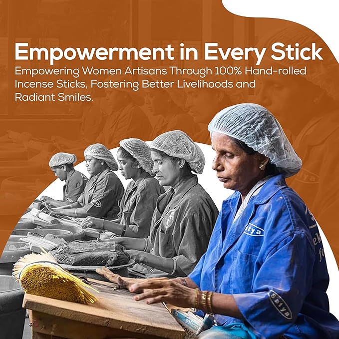 Satya Myrrh Incense Sticks, Bng 15gmx12 Pack With Raajsee Incense Holder Bundle, Nagchampa Natural