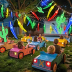 21FT [ 8 Modes & Timer ] Chili Pepper String Lights 40LED Fairy Lights Battery Operated for Indoor Outdoor Garden Pool Birthday Mexican Party Wedding Christmas Summer Tropical Decor