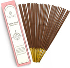 White Musk Incense Sticks, Organic Hand Dipped Incense, Natural Herbs & Aromatic Ingredients, Contain 40 Sticks, Burn Time 45 to 60 Minutes, Spiritual Gifts, Harmonic Incense by Karma Pledge