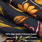 Fowocu Boho Floral Mandala Tapestry for Bedroom Aesthetic Vintage Bohemian Flower Wall Tapestry Black Green Hippie Indian Extra Large Tapestries Wall Hanging for Living Room Dorm Decor 90 x 68 Inch