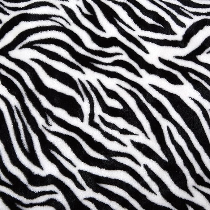 MERRYLIFE Throw Blanket for Couch Bed | Soft Decorative Ultra-Plush Colorful Blanket| Queen Size Travel Throws Oversized |(90" 90", Zebra)