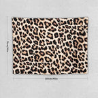 HZOHNAGO Leopard Print Tapestry Rustic Brown Leopard Wild Animal Printed Wall Tapestry Painting Wall Hanging for Bedroom Living Room Dorm 40" W x 30" H