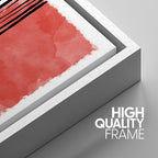 SIGNWIN Canvas Print Wall Art Squares and Abstract Line Art Geometric Line Illustrations Modern Art Mid-Century Modern Warm for Living Room, Bedroom, Office - 24"x36"x3 White