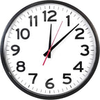 Ultimate Wall Clock | 10 Inch | Round | Quartz | Black | Kitchen | Office | Bedroom | Study | Classic | Indoor | Outdoor | Unbranded | Battery Operated | Modern Décor | Non-Atomic