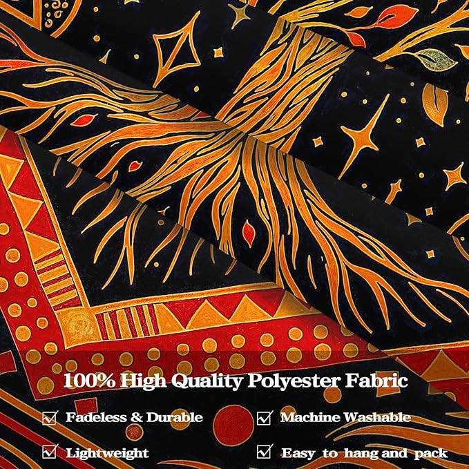 Lunerfex Tree of Life Sun Moon Stars Wall Tapestry, Cosmic Harmony Symbol Tapestries for Home Decor, Mystical Tapestry 60x44 Inch