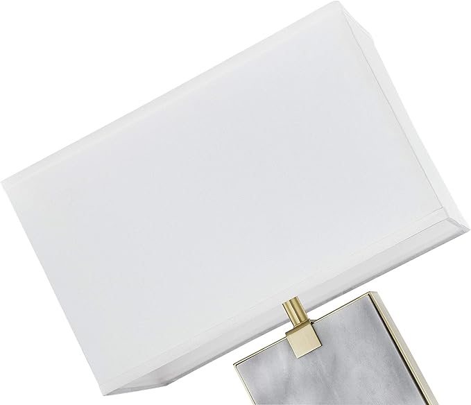 Magnus Table Lamp – Modern Desk Lamp with Marble Finish, Commercial Grade Lighting for Living Room or Bedroom