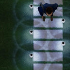 Solar Lights Outdoor 12 Pack Pathway Lights 6000K LED Waterproof Cold White Mushroom Shape for Garden Driveway Walkway Landscape Path Lawn Yard Decor