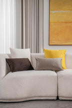 Decorative Pillow Covers 12x20 Taupe: 2 Pack Cozy Soft Velvet Rectangular Throw Pillow Cases for Farmhouse Home Decor