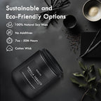 Vanilla Tobacco Candle for Men | Masculine Scented Soy Candles - Home Fragrance, Aromatherapy Gifts for Men - 7oz Black Jar, Long-Lasting Luxury Decor