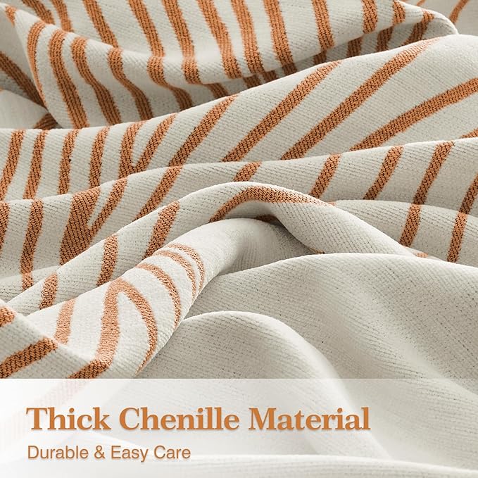 Boho Couch Cover Washable Sectional Couch Covers for Dogs Reversible Sofa Slipcover for 2 or 3 Cushion Couch Pet Friendly Furniture Protector (1# Orange, 71" x 134")