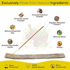Satya Nagchampa Citronella Incense Sticks, Satya Bng (Bangalore) Insenses 15gmx3 Pack (45 GMS) with Raajsee Incense Holder Bundle, Satya Nagchampa Natural Incense