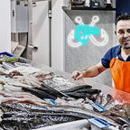 LISIGNVE Crossed Fish Hooks Neon Sign Fishing Led Neon Light for Wall Decor Fish On Light up Sign for Fishing Gear Store Yacht Gift for Father Boy(16.5 * 12.6 In)