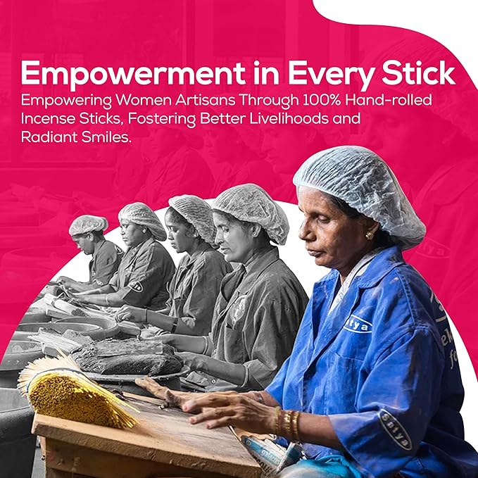 Satya Rose Incense Sticks, Satya Bng Insenses 15gmx12 Pack with Raajsee Incense Holder Bundle, Satya Nagchampa Natural Incense