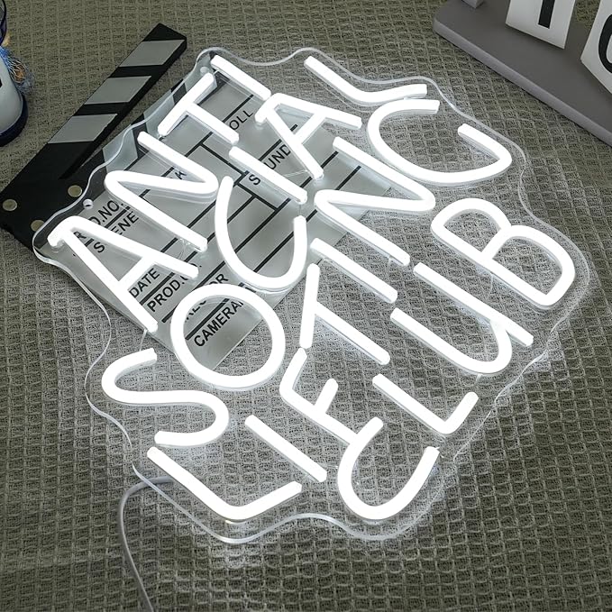 Anti Social Lifting Club Neon Sign for Wall Decor Gym Neon Light Lifting LED Neon Sign Letter Led Neon Light for Gym Man Cave Lifting Club Decoration