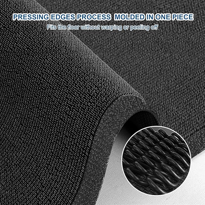 Custom Commercial Doormat with Any Logo Personalized Floor Mat Entryway Area Rugs Welcome Carpet for Home Business Indoor/Outdoor Non Slip Washable Durable