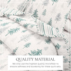 Rustic Cabin Twin Size Quilt Set with Shams - All-Season, Lightweight, Reversible Bedspread - Lodge-Themed Summer Bedding Sets (Twin/Twin XL, Truckee - Grey)