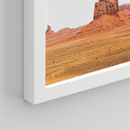 SIGNWIN Framed Arizona Texas Mountain Valley Wall Art, Set of 4 Landscape Wall Decor Prints, Nature Wilderness Wall D¨¦cor for Living Room, Bedroom - 12"x16" White