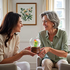 Fall Autumn Decor Tulip Snow Globe Musical, Tulip Themed Gifts, Indoor Fall Decorations, Thanksgiving Gift Ideas.